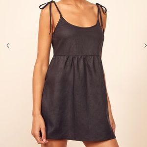 NWT Reformation Black Christie Dress